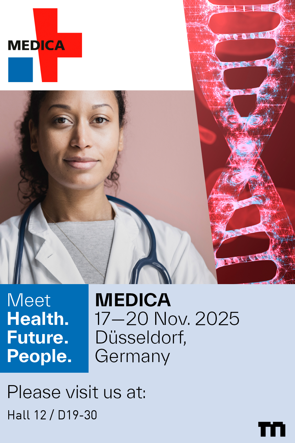 MEDICA 2025, 17–20 November 2025, Düsseldorf: visit SolidScience at Hall 12 / D19-30